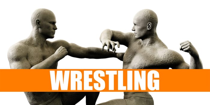 Wrestling Classes Training Fighting Concept Background