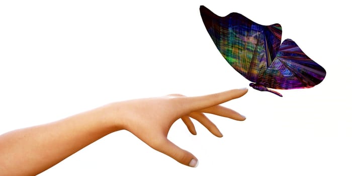 Digital Innovation Futuristic Technology Transform and Evolution Concept