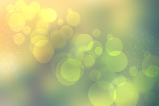 Abstract fresh delicate gradient green light and yellow pastel spring or summer bokeh background. Beautiful texture.