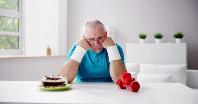 Unhealthy Nutrition And Fat Vs Healthy Gym Lifestyle