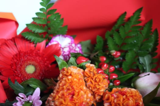beautiful flower master with natural bright colors aroma gift