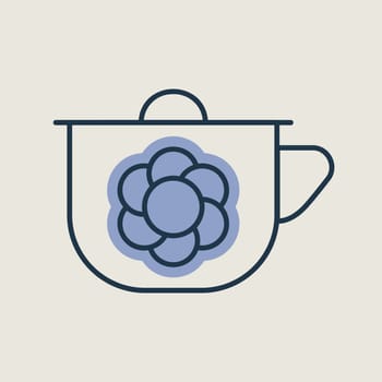 Baby potty vector isolated icon. Graph symbol for children and newborn babies web site and apps design, logo, app, UI