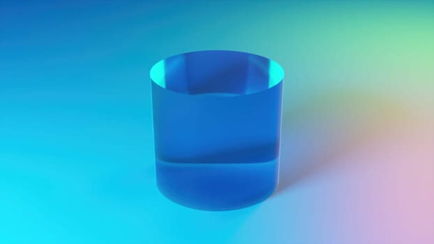 Glass Cylinder. Computer generated 3d render,Glass Cylinder. Computer generated 3d render