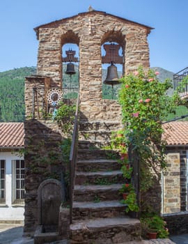 Huetre, beautiful little village in Las Hurdes Region, Caceres, Extremadura, Spain