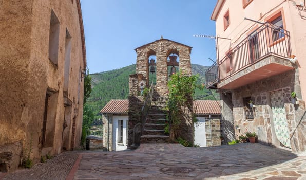 Huetre, beautiful little village in Las Hurdes Region, Caceres, Extremadura, Spain