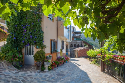 Huetre, beautiful little village in Las Hurdes Region, Caceres, Extremadura, Spain