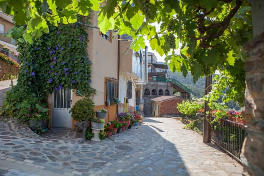 Huetre, beautiful little village in Las Hurdes Region, Caceres, Extremadura, Spain