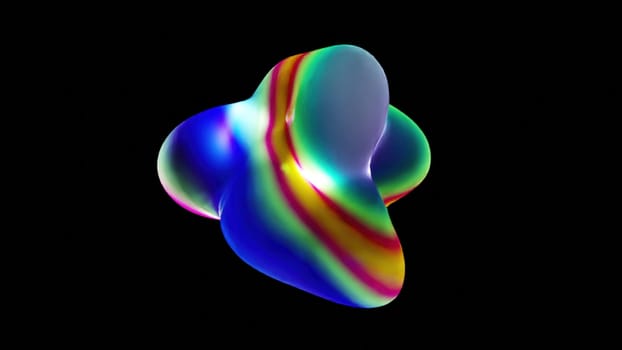 Raindow displaced sphere. Computer generated 3d render,Raindow displaced sphere. Computer generated 3d render