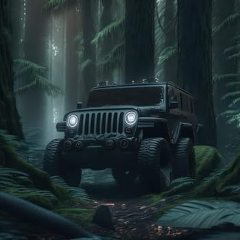 Off-road vehicle. Image created by AI
