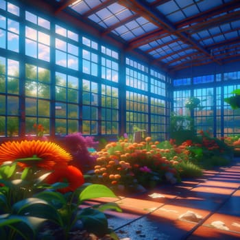 Greenhouse. Image created by AI