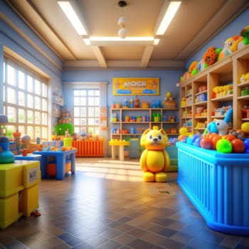 toy store. Image created by AI