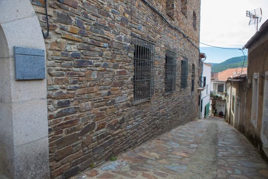 El Robledo, the highest extremaduran locality, Las Hurdes Region, Caceres, spain