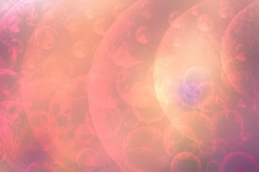 Abstract light orange soft pastel space cosmos universe background with pink yellow bright planet in space . Space for your design. Beautiful texture. Concept astrology and science.