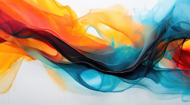 Colorful abstract art background. Generative AI