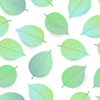 Background with stylized autumn leaves