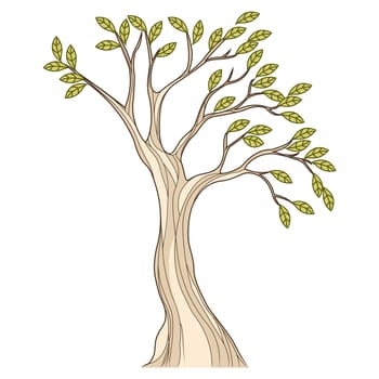 Stylized tree illustration