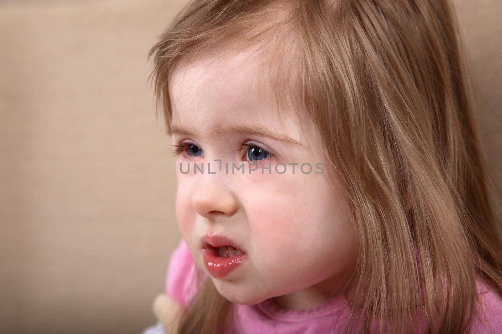Down syndrome girl by linea