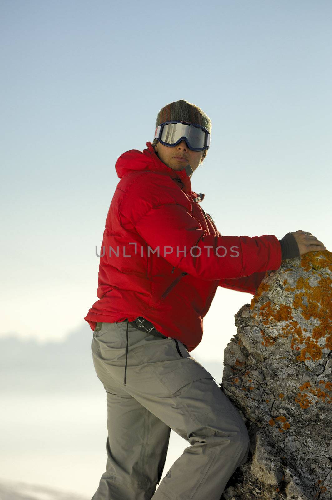 Man climbing