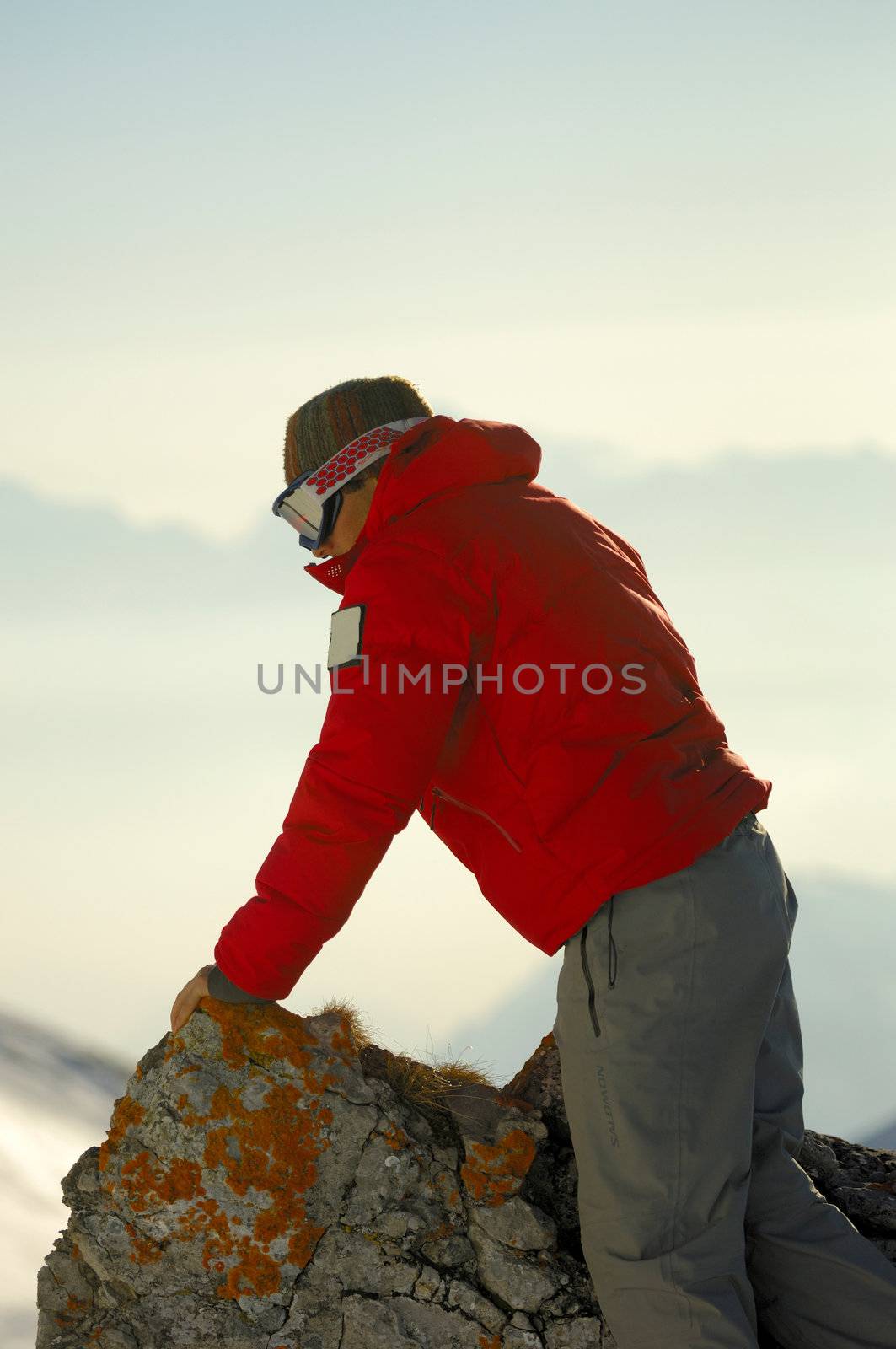 Man climbing