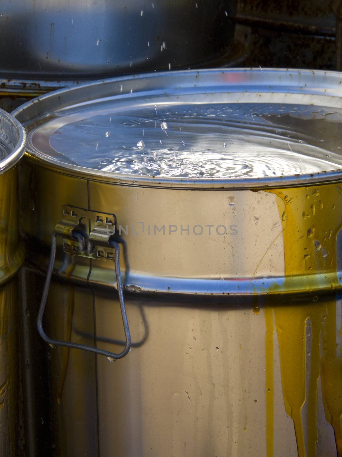 Toxic waste barrels 