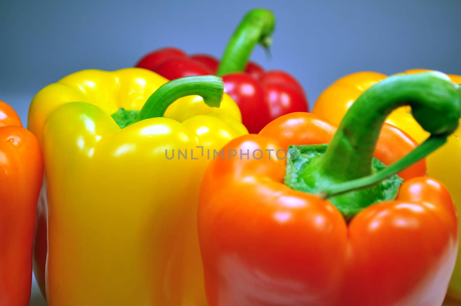 Fresh vegetables: photo of multicolor peppers