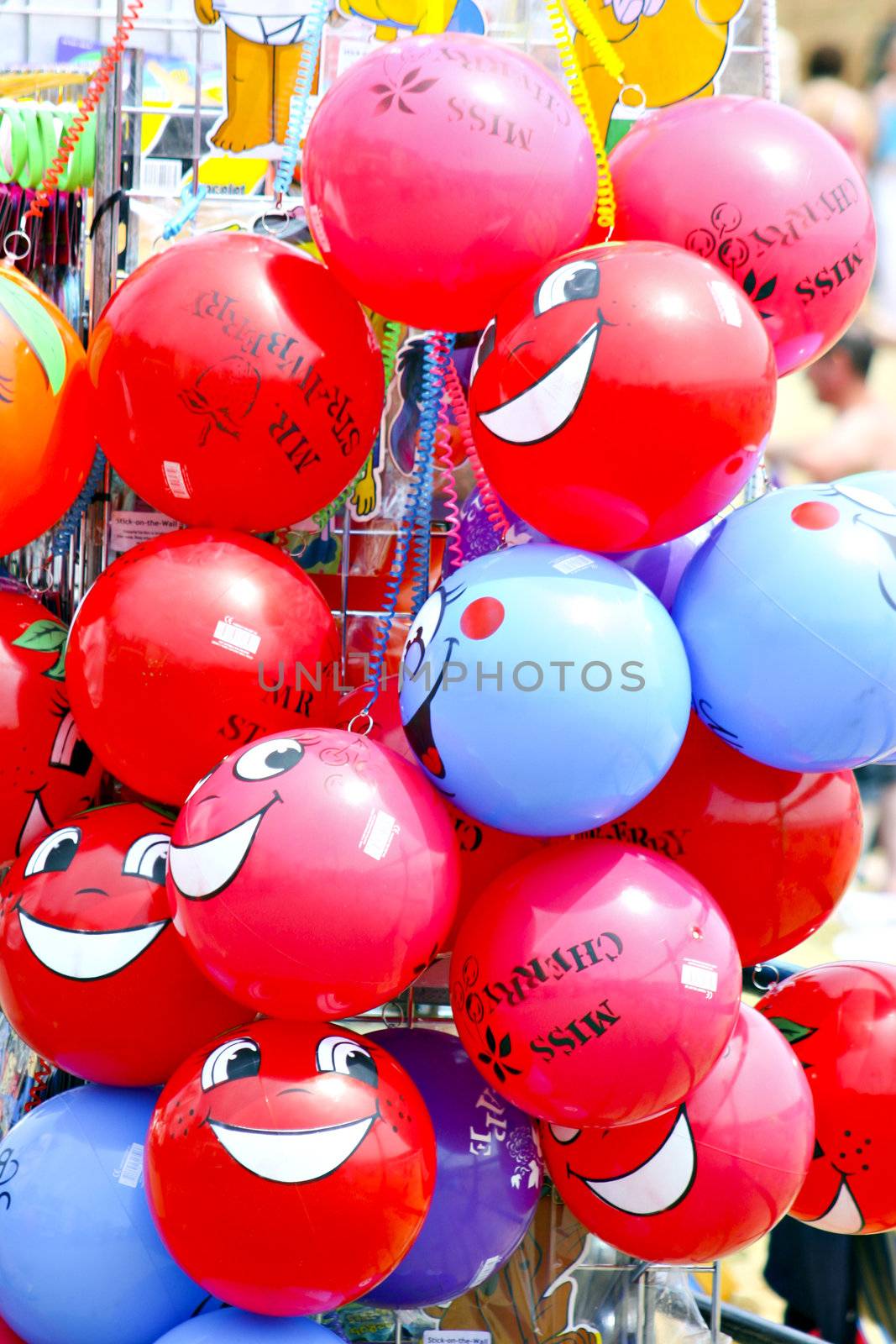 A big bunch of happy balloons
