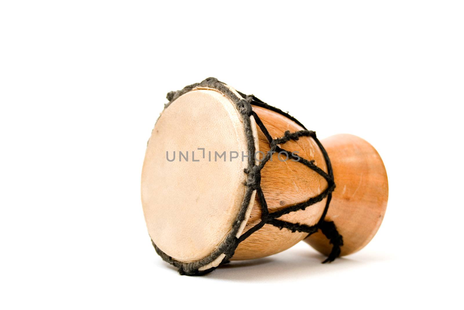 Bongo drum - isolated on white background.