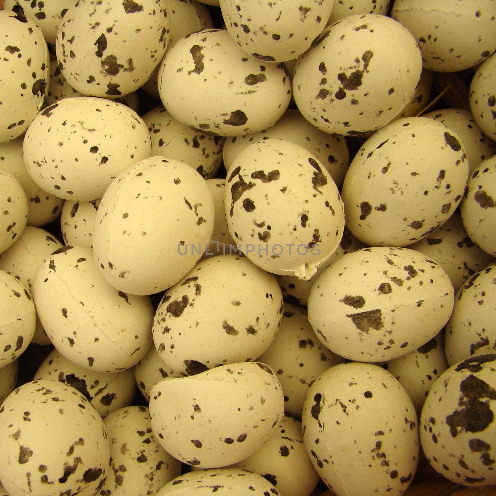 small quail eggs for traditional easter decorati