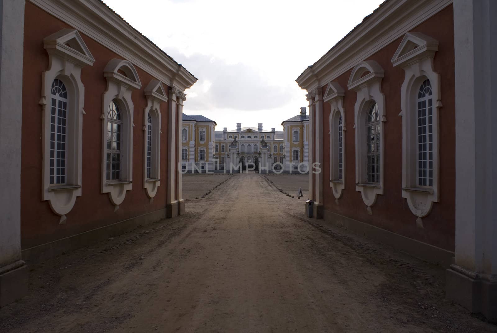 Old palace in Rundale (Latvia)