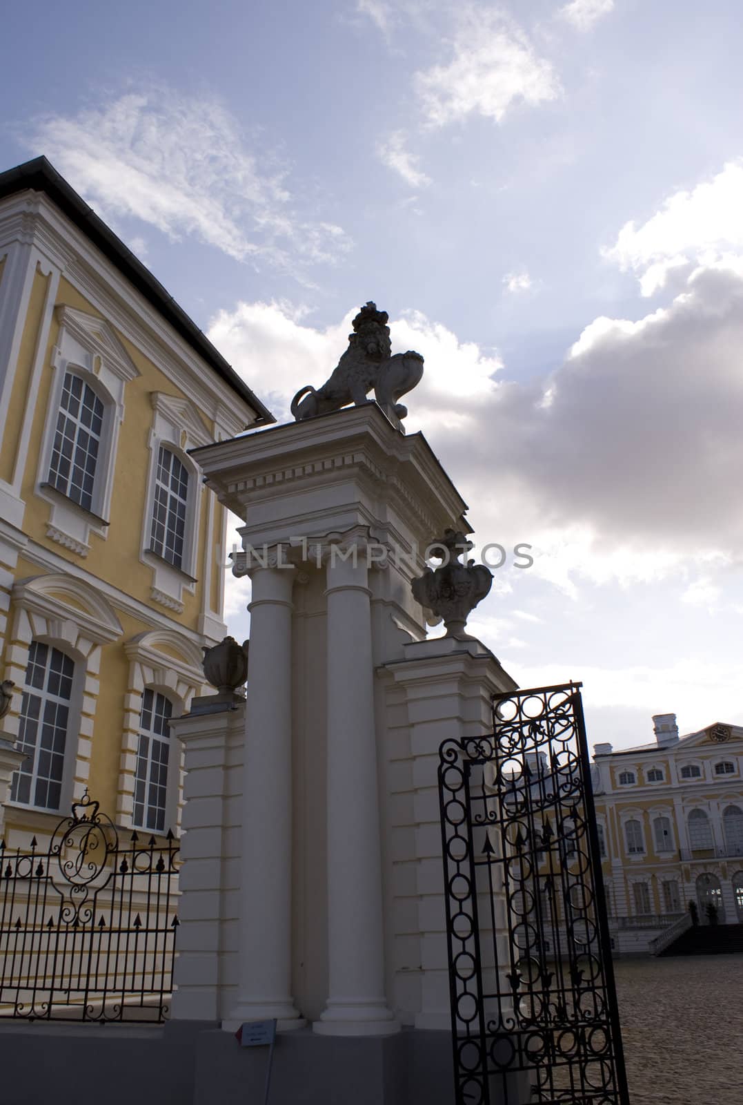 Old palace in Rundale (Latvia)