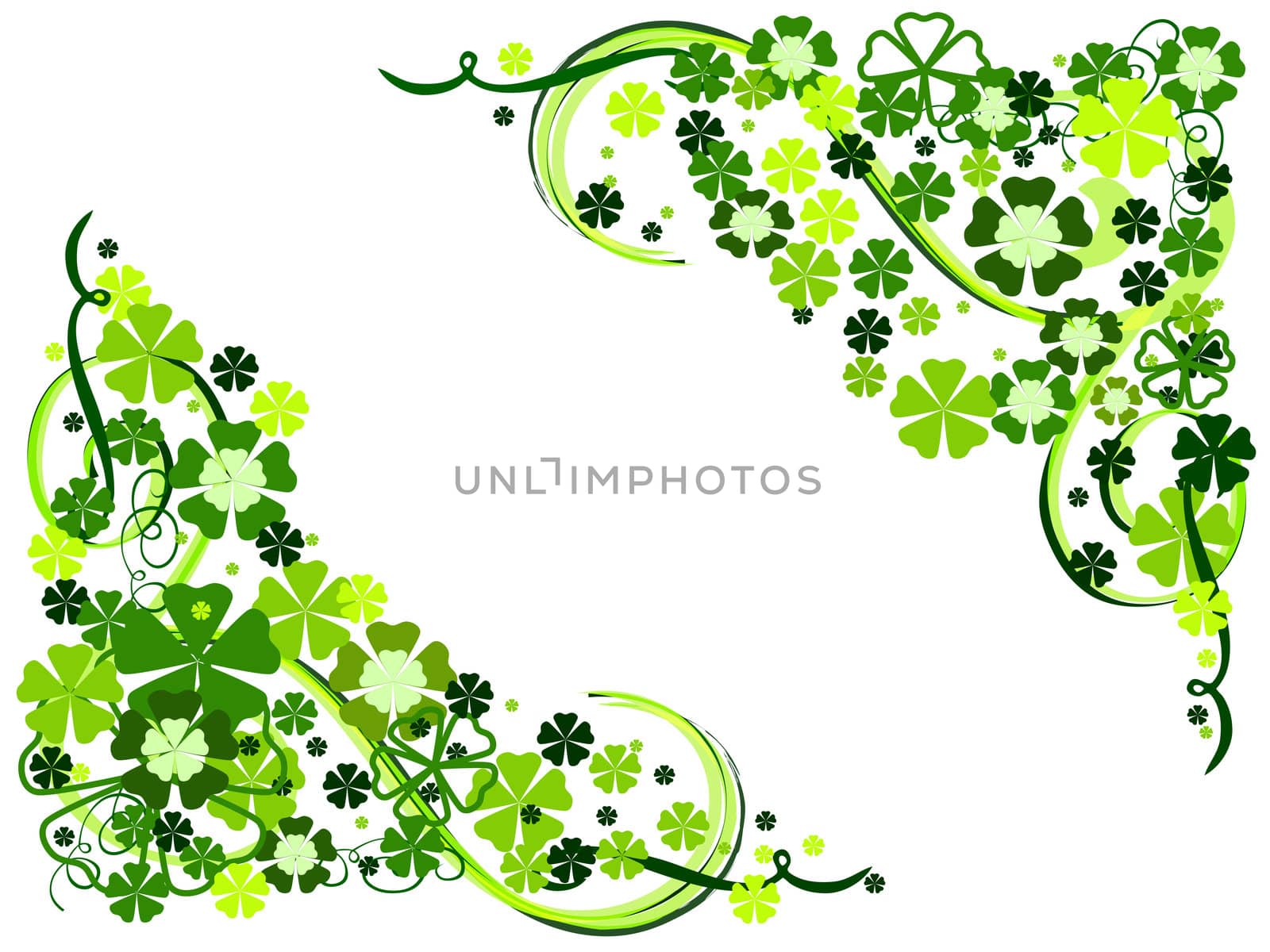 spring flowers in green by marinini