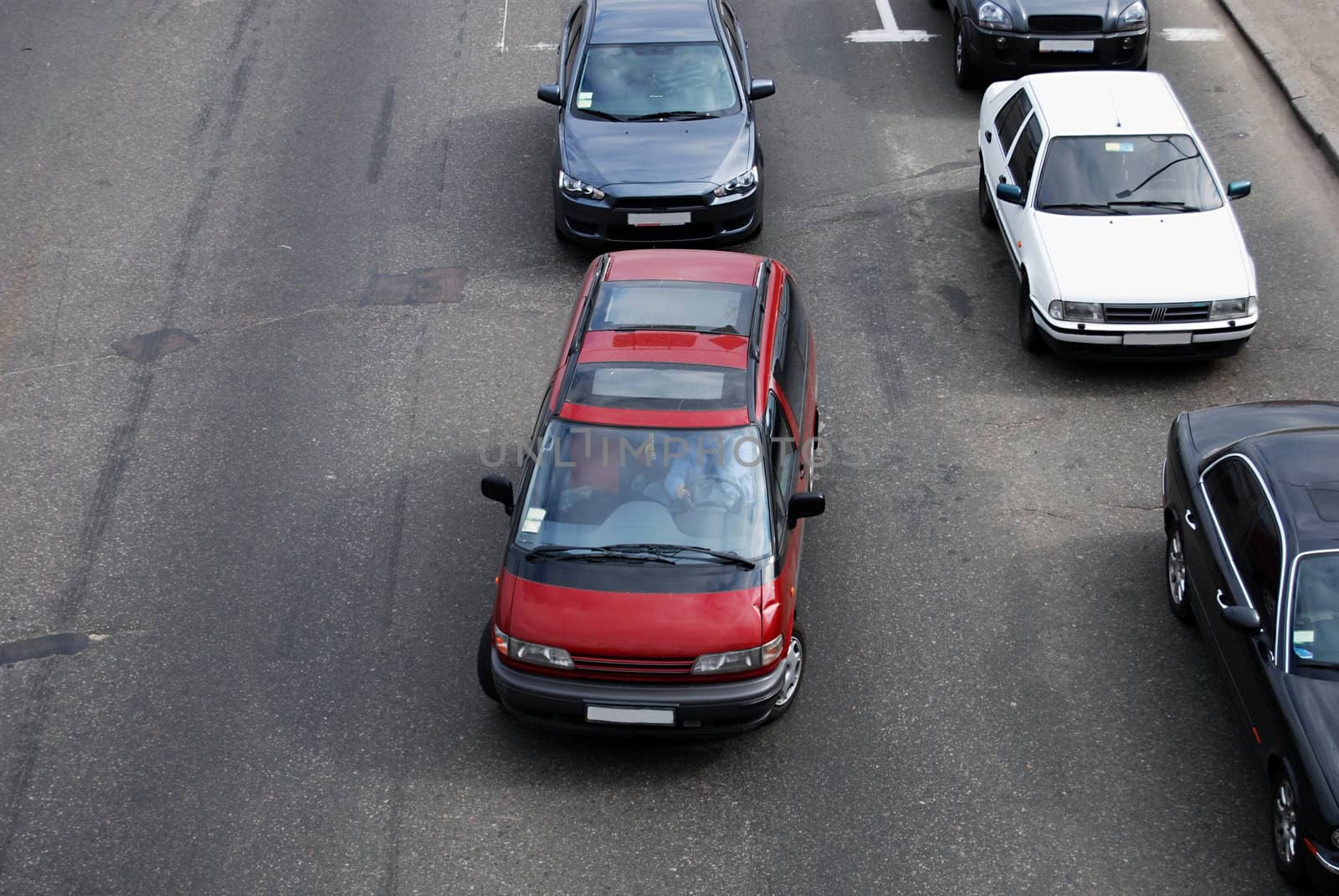 cars in line