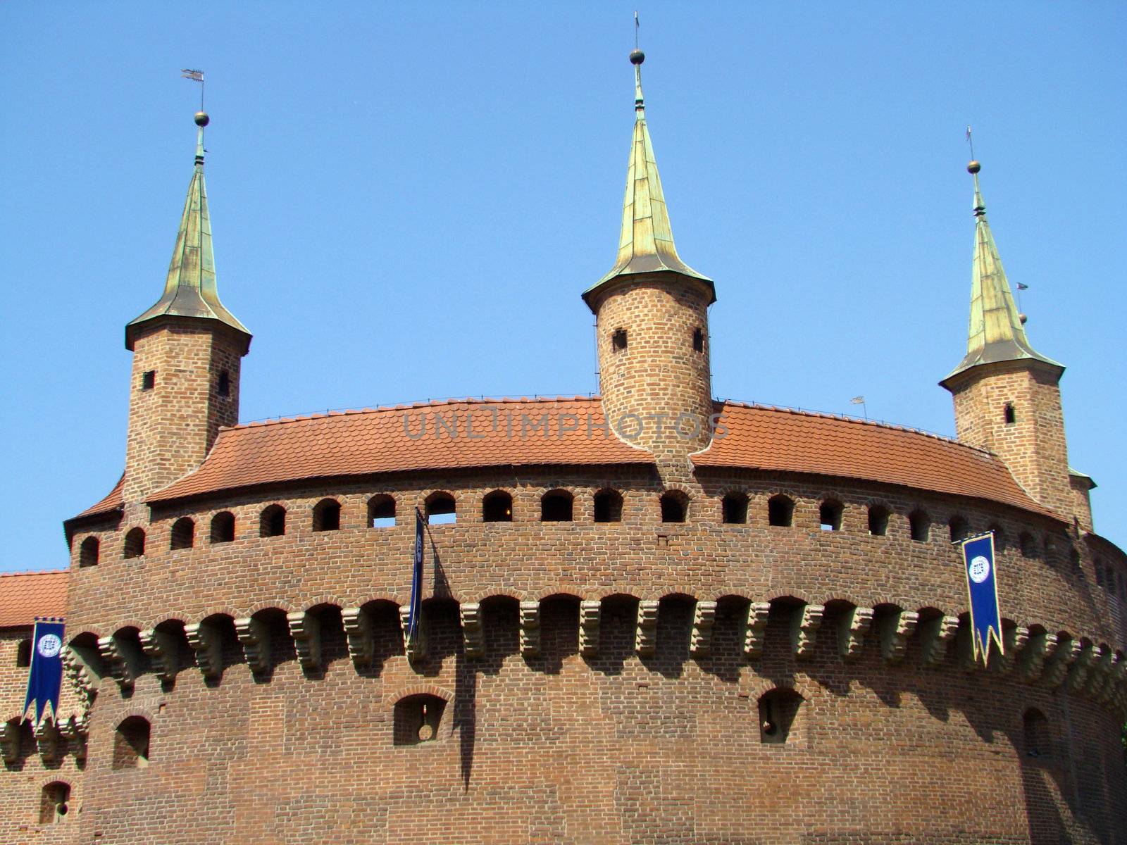 
The Barbican of Kraków (Polish: Barbakan Krakowski) is a fortified outpost or gateway to the Old Town.PolandEurope.2008