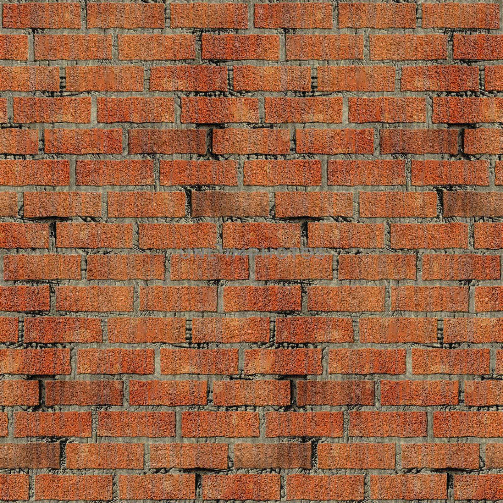 Realistic image of a masonry wall which by pasting can be made any size.