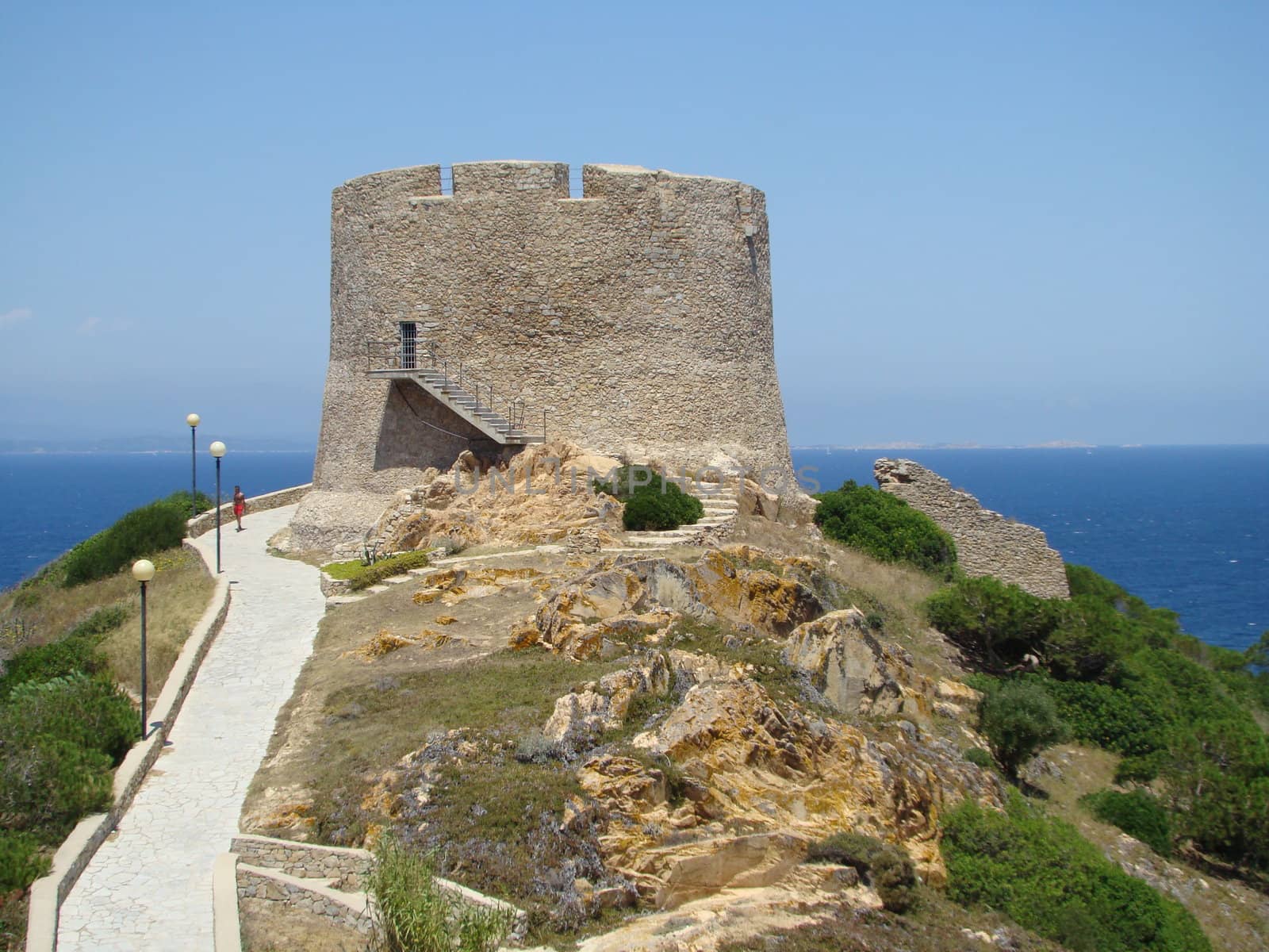 	
Spanish tower in Sardinia in Santa Teresa Gallura, Sardinia, Italy.