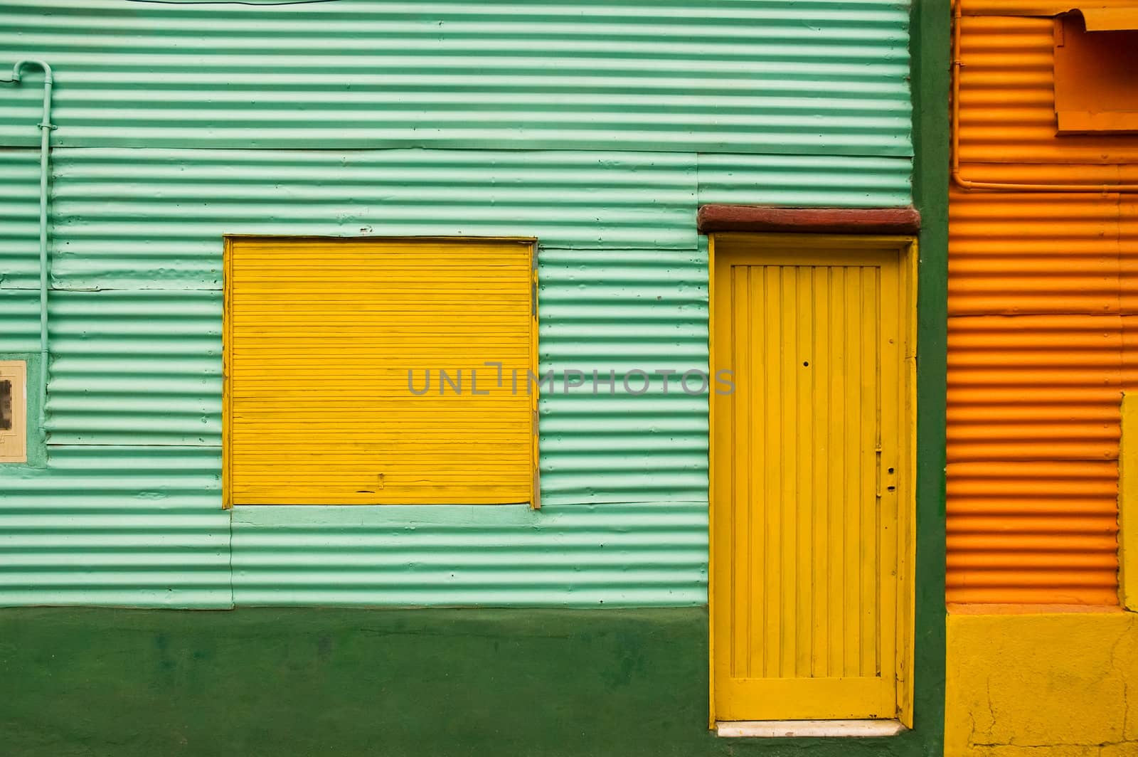 Colorful houses  in La Boca,  Buenos Aires, Argentina. by elnavegante