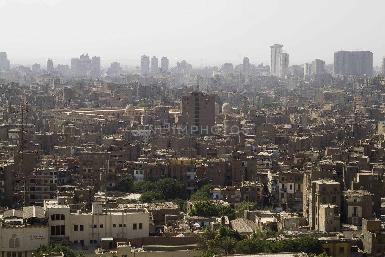 Cityscape of Cairo city, capital of Egypt