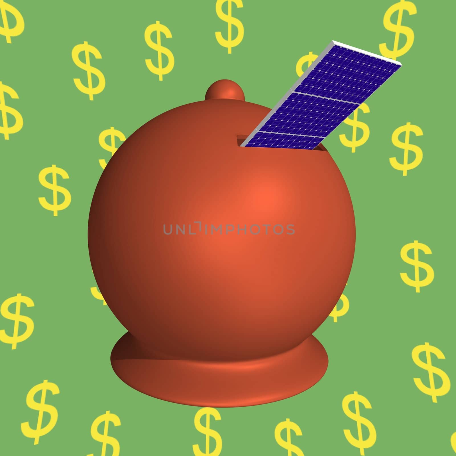 Moneybox solar panels by midani
