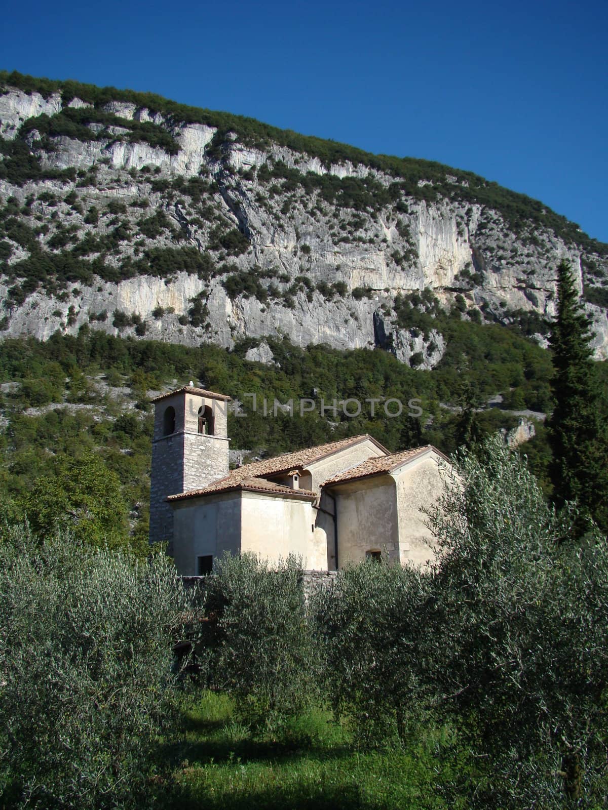 church in countryside, Trento region,north Italy.
Close to north coast of lake Garda.
