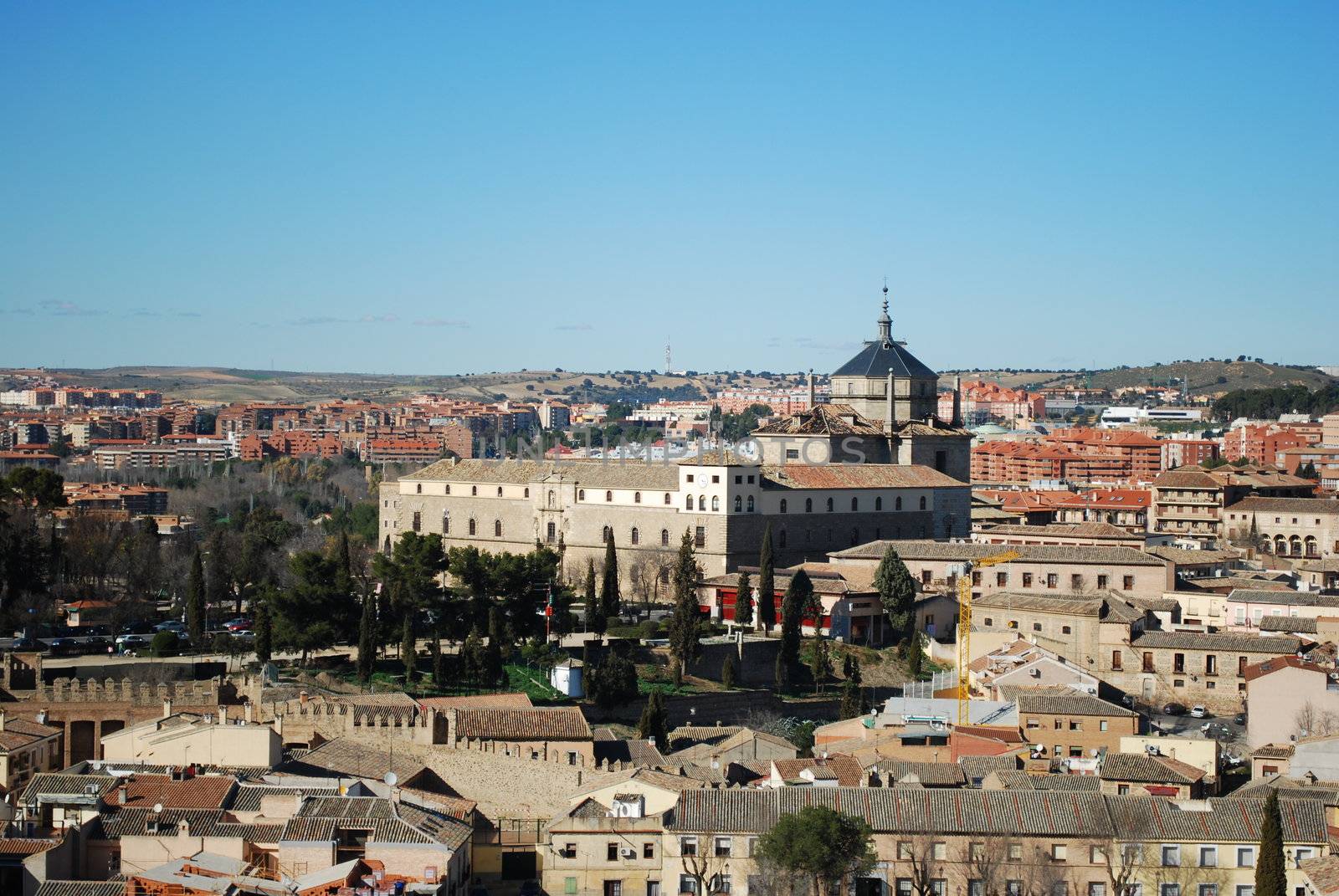 lansdcape of Toledo, inside the village fortress