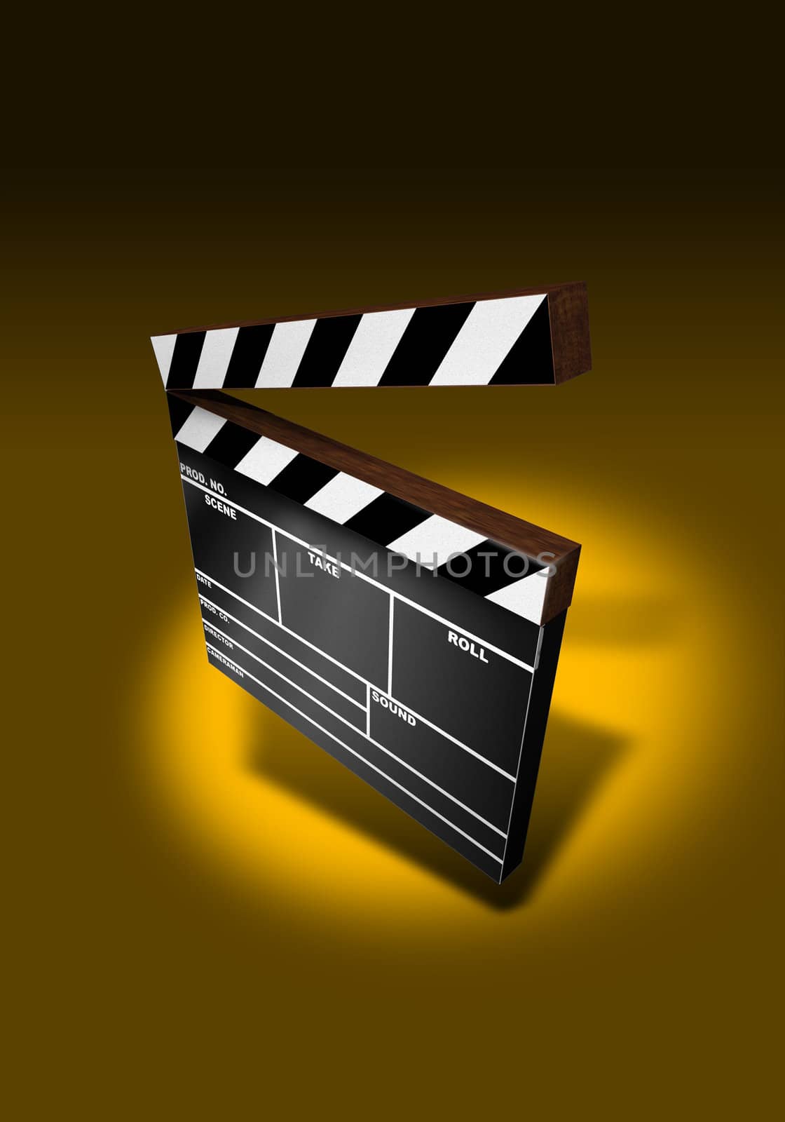 Clapper Board (3D image)
