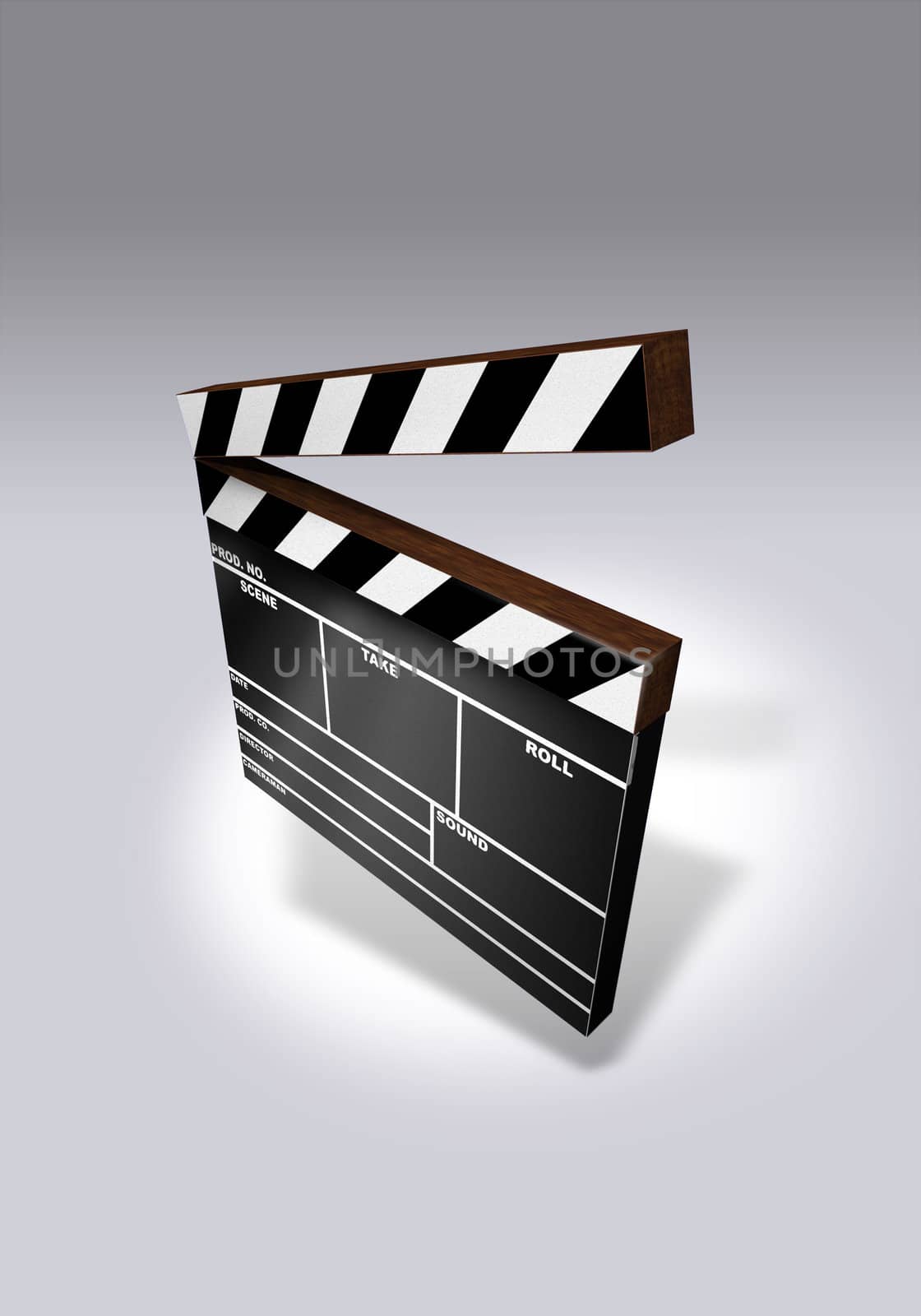 Clapper Board (3D image)