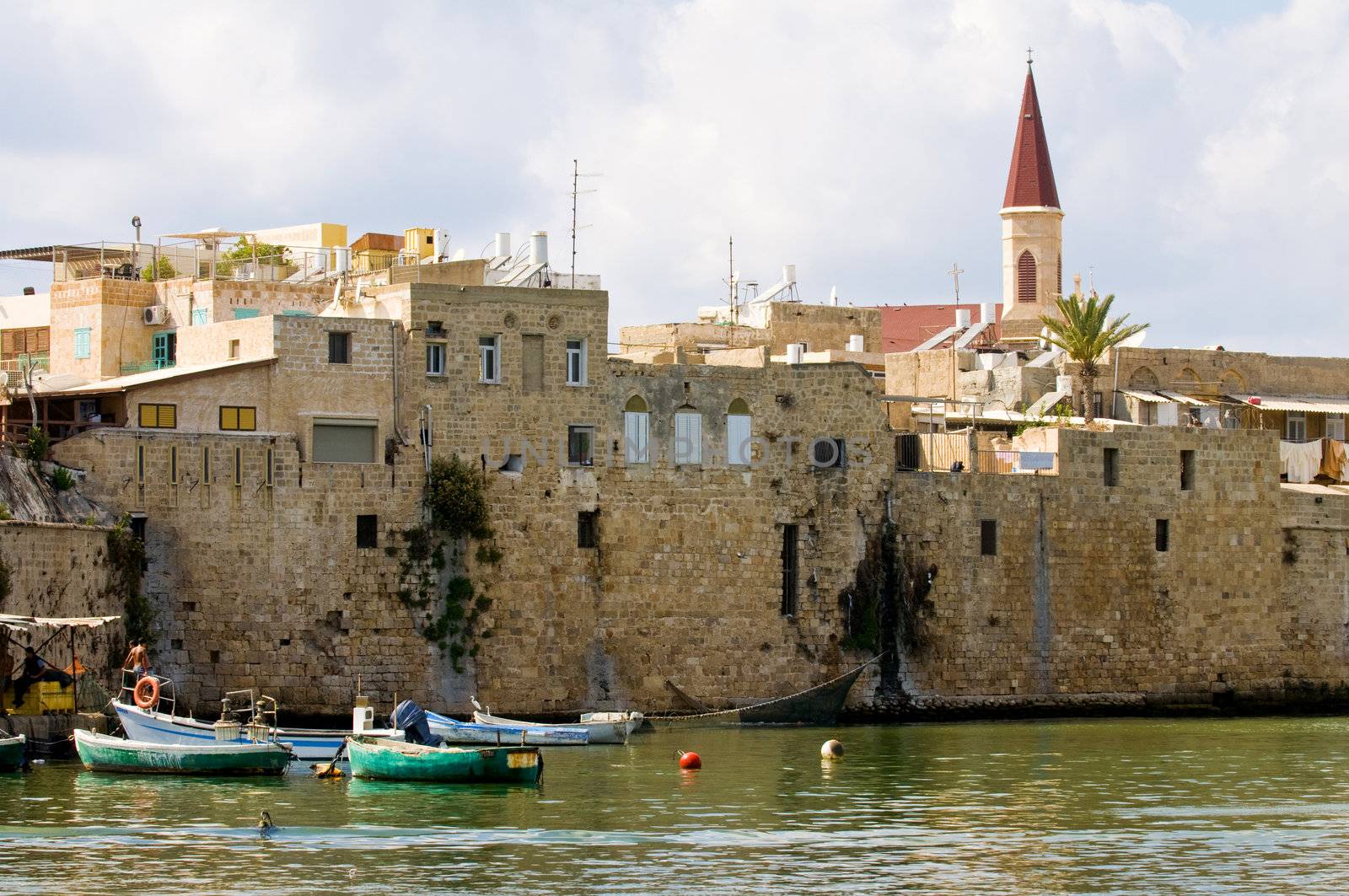 the mediterranean historic city of Acre in north Israel