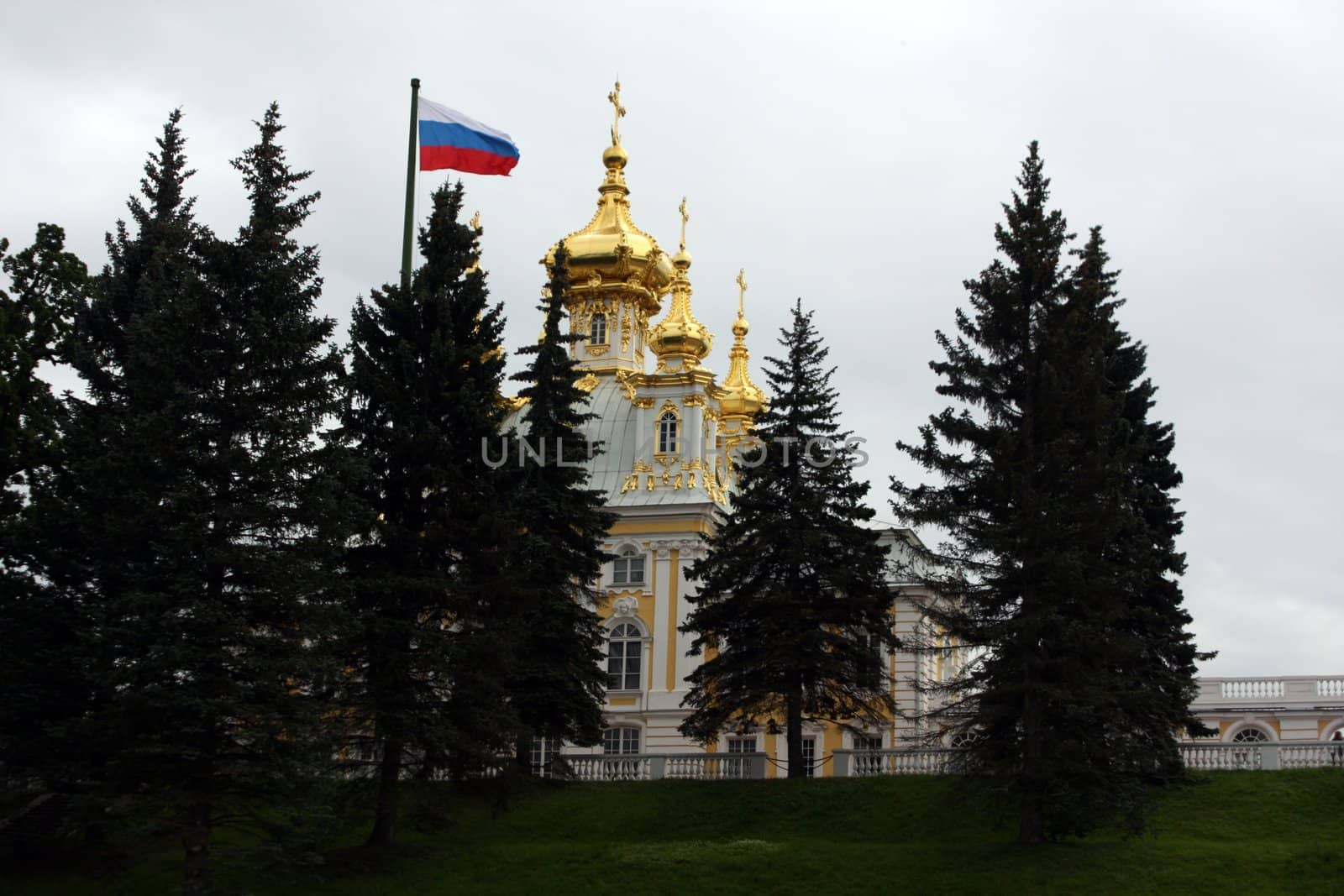 The royal palace at Peterhof 