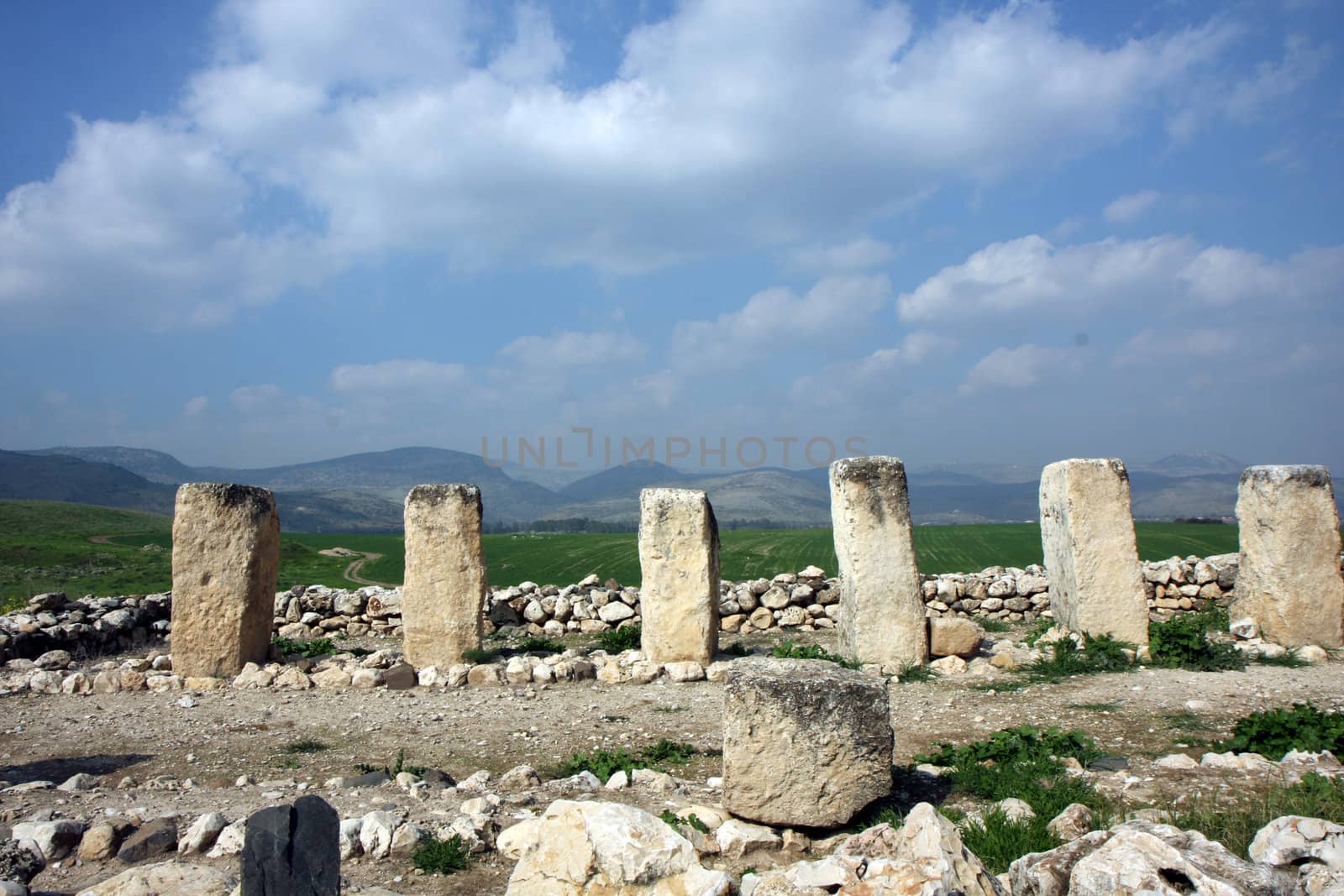 Ancient ruins at the North of Israel