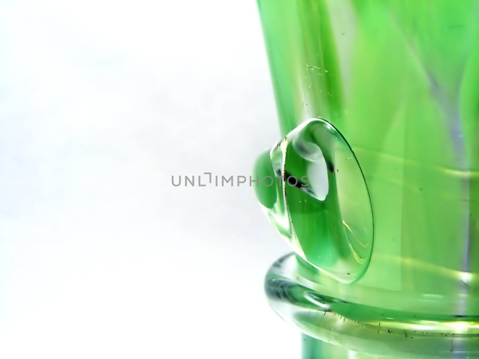 Green Vase Macro by watamyr