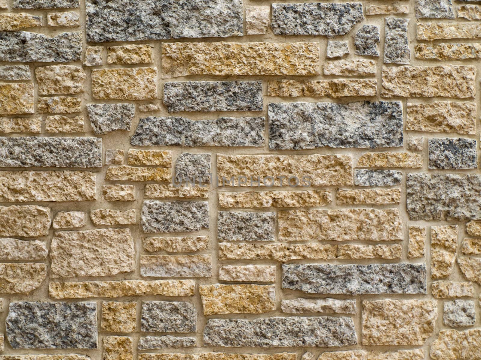 Brick texture on a new modern building.