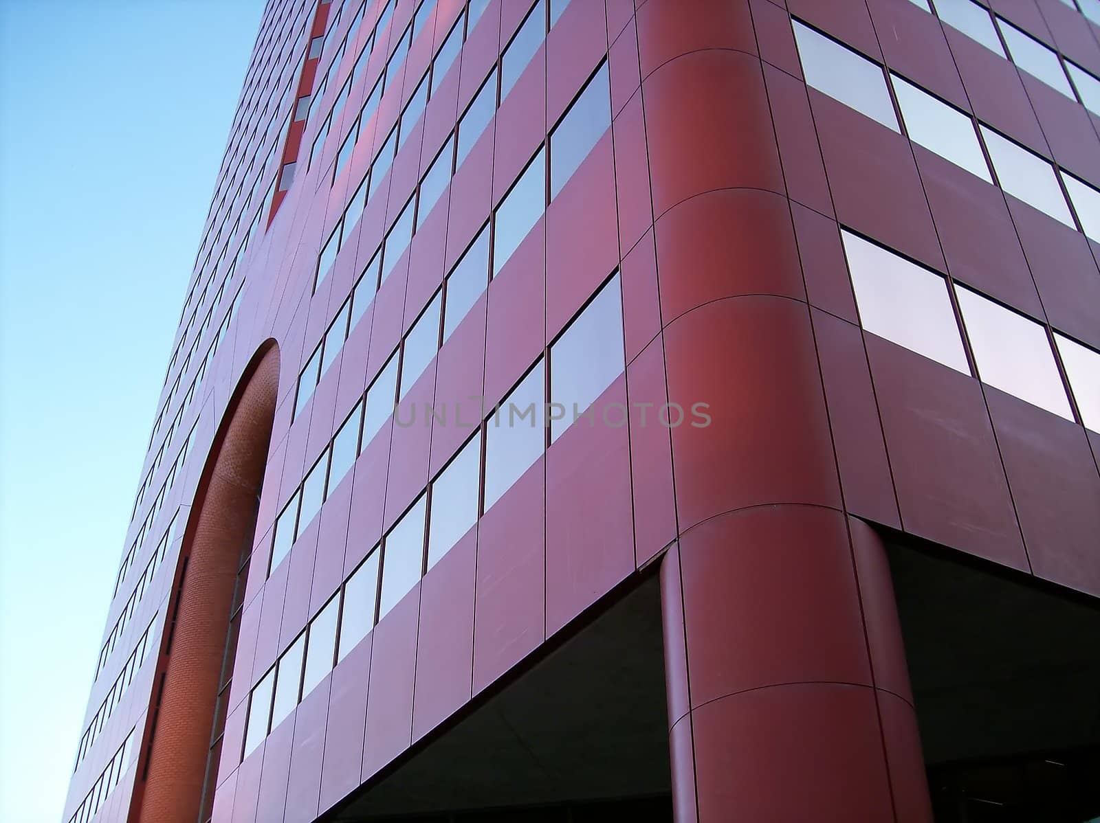Red Office Building by watamyr