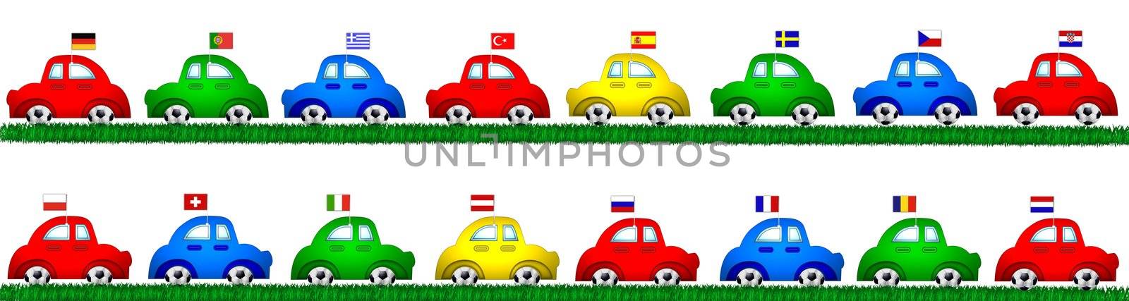 big convoy - european championship fans by peromarketing