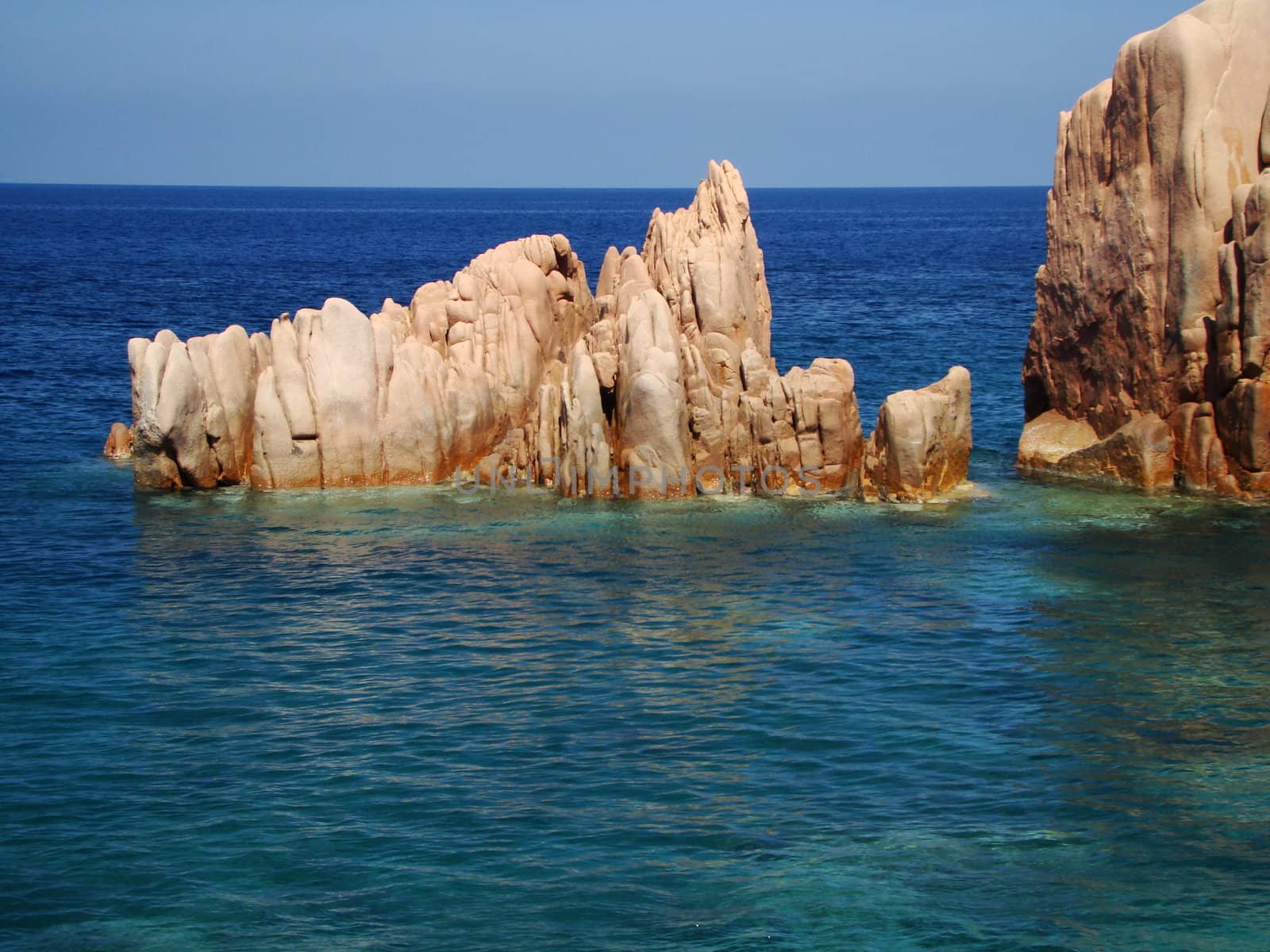 Red Rocks in Arbatax on Sardinia island, Italy.